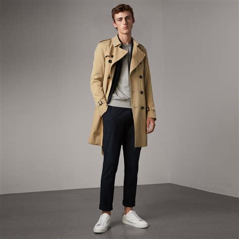 burberry trenchcoat sandringham herren|trench coat burberry original.